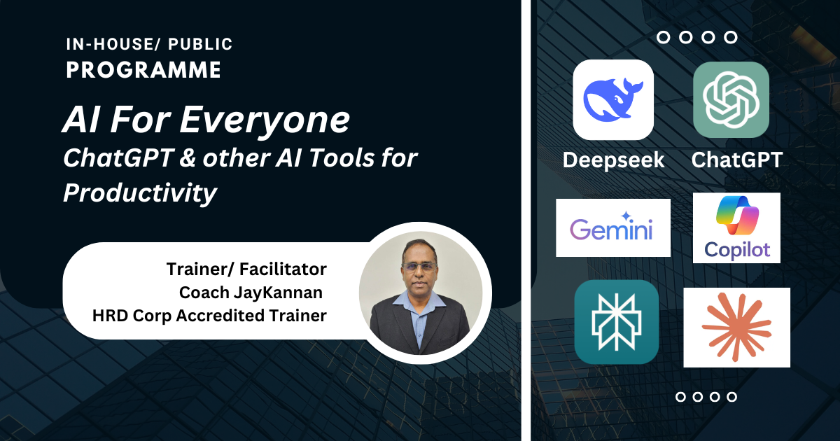 AI For Everyone: ChatGPT & other AI Tools for Productivity